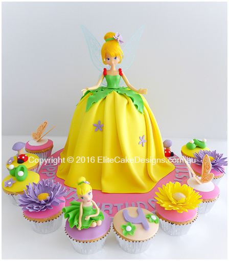 Tinkerbell-fairy birthday cake